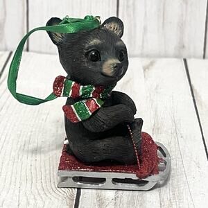 Danbury Mint Baby Black Bear Baby Animals Collection Christmas Ornament